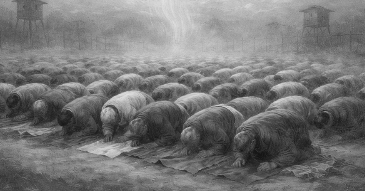 Një zgjim i pazakontë në mëngjesin e Bajramit në kampin e Çengelajve